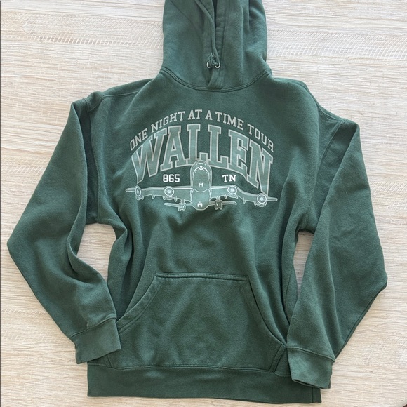 Morgan Wallen Sweaters - Wallen Forest Green Hoodie Sweater